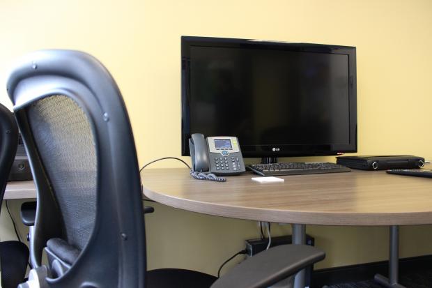Semi-private pods at Regus in Chelsea. Photo credit: undefined